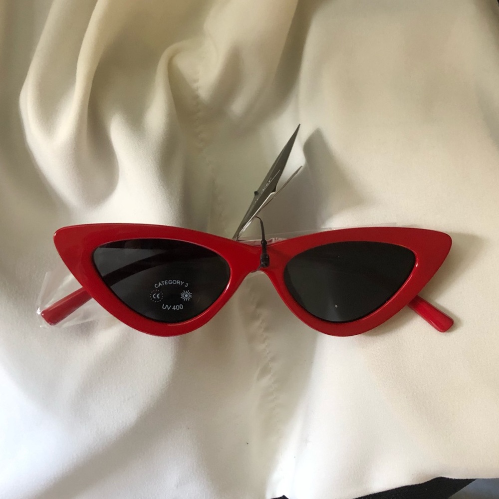 ASOS Red Cat Eye Sunglasses